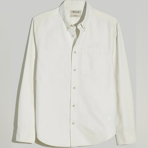 Madewell Other - Madewell Men's Easy Fit Vintage Worn Oxford Shirt in Lighthouse NJ710 si…